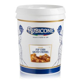 SALTED CARAMEL POPCORN CREMINO 5 KG. - RUBICONE | Rubicone | Pack: buckets of 5 kg.; Product family: cream ripples | Fluid paste