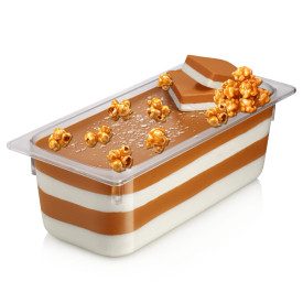 CREMINO POP CORN SALTED CARAMEL 5 KG. - RUBICONE | Rubicone | Confezione: secchielli da 5 kg.; Tipo di prodotto: variegati creme