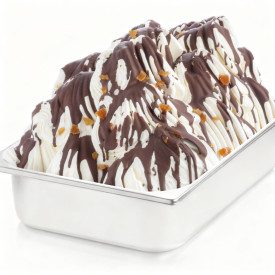 SALTED CARAMEL FLAKES COATING 6 KG. - RUBICONE | Rubicone | Pack: box of 6 kg. - 4 buckets of 1.5 kg.; Product family: coverings