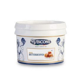 PASTA BUTTERSCOTCH 6 KG. - RUBICONE | Rubicone | Confezione: scatola da 6 kg. - 2 secchielli da 3 kg. | Pasta aromatizzante per 