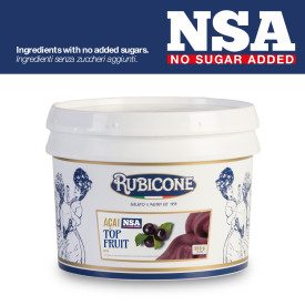 ACAI TOP FRUIT PASTE NSA (NO ADDED SUGAR) 6 KG. Ð RUBICONE | Rubicone | Certifications: sugar free; Pack: scatola da 6 kg. - 2 s
