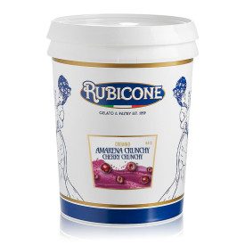 CREMINO CHERRY CRUNCHY 5 KG. - RUBICONE | Rubicone | Confezione: secchielli da 5 kg.; Tipo di prodotto: variegati creme e cremin