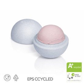 SFERA BLUE ICE - ICE CREAM CONTAINER CCYCLED | Domogel | Pack: box of 60 pcs.; Product family: take away and delivery | Thermal 