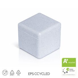 CUBOTTO CC. 500 BLUE ICE - VASCHETTA ASPORTO GELATO CCYCLED | Domogel | Confezione: scatola da 100 pz.; Tipo di prodotto: asport