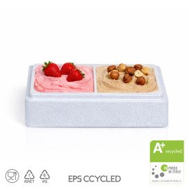 ADDITIONAL FRAME IMPILO 2 FLAVORS BLUE ICE - CCYCLED | Domogel | Pack: box of 50 pcs.; Product family: take away and delivery | 