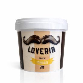 LOVERIA CRUNCHY MANGO 5 KG. - CREMINO GELATO LEAGEL | Leagel | Certificazioni: senza glutine; Confezione: secchiello da 5 kg.; T