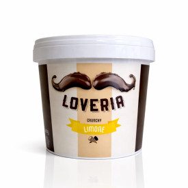 LOVERIA CRUNCHY - LEMON CREAM 5,5 Kg LEAGEL | Leagel | Pack: bucket of 5 kg; Product family: cream ripples | Loveria Crunchy Lem