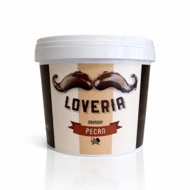 LOVERIA CRUNCHY PECAN NUT - 5 Kg. CREMINO GELATO - LEAGEL | Leagel | Certifications: gluten free; Product family: cream ripples 