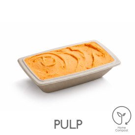 SOFFIO 750 - TAKEAWAY ICE CREAM TUB IN CELLULOSE PULP - 50 PCS - DOMOGEL | Domogel | Certifications: compostable; Pack: box of 5