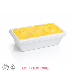 TROPIC GR. 1000 - VASCHETTA ASPORTO GELATO | Domogel | Confezione: scatola da 50 pz.; Tipo di prodotto: asporto | Vaschetta da a