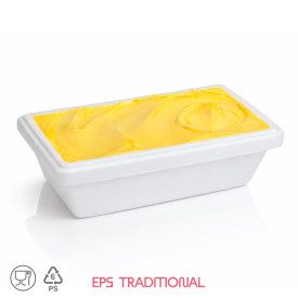 TROPIC GR. 1500 - THERMO BOX ICE CREAM CONTAINER | Domogel | Pack: box of 30 pcs.; Product family: take away and delivery | Take