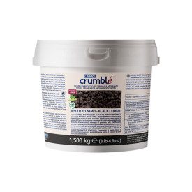 CRUMBLE' BISCOTTO NERO 1,5 KG - FABBRI | Fabbri | Certificazioni: senza glutine, vegan; Confezione: secchiello da 1,5 kg.; Tipo 