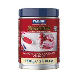 VARIEGATO SNACKOLOSI LAMPONE, SEMI DI CHIA & ANACARDI CRUNCHY 1,2 KG - FABBRI | Fabbri | Certificazioni: senza glutine, senza ol