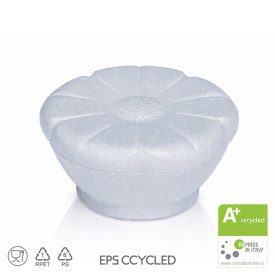 FIORE 1500 BLUE-ICE VASCHETTA GELATO CCYCLED - 50 PZ. DOMOGEL | Domogel | Confezione: scatola da 50 pz.; Tipo di prodotto: aspor