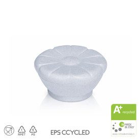 FIORE 500 BLUE-ICE - CCYCLED ICE CREAM TUB - 100 PCS - DOMOGEL | Domogel | Pack: box of 100 pcs.; Product family: take away and 