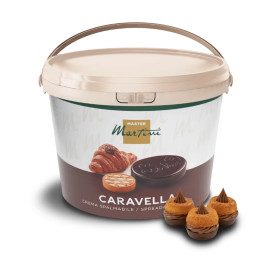 CARAVELLA CREAM GIANDUIA SPREADABLE FILLING CREAM 13 KG - MASTER MARTINI | Master Martini | Certifications: hydrogenated fat fre