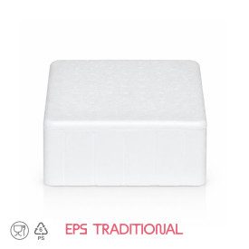 DOMOCLASS 10 LOW SQUARE - ICE CREAM CAKE CONTAINER | Domogel | Pack: box of 30 pcs.; Product family: take away and delivery | Sq