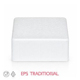 DOMOCLASS 12 LOW SQUARE - ICE CREAM CAKE CONTAINER | Domogel | Pack: box of 36 pcs.; Product family: take away and delivery | Sq