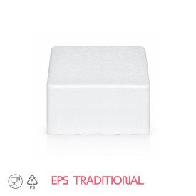 DOMOCLASS 6 HIGH SQUARE - ICE CREAM CAKE CONTAINER | Domogel | Pack: box of 24 pcs.; Product family: take away and delivery | Sq