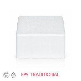 DOMOCLASS 10 HIGH SQUARE - ICE CREAM CAKE CONTAINER | Domogel | Pack: box of 24 pcs.; Product family: take away and delivery | S