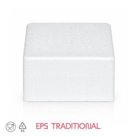 DOMOCLASS 12 HIGH SQUARE - ICE CREAM CAKE CONTAINER | Domogel | Pack: box of 32 pcs.; Product family: take away and delivery | S