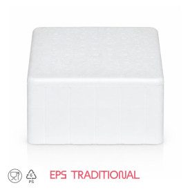DOMOCLASS 14 SQUARE - ICE CREAM CAKE CONTAINER | Domogel | Pack: box of 18 pcs.; Product family: take away and delivery | Square
