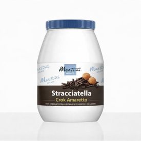 STRACCIATELLA CROK AMARETTO 3 KG - MARTINI GELATO | Martini Gelato | Pack: bucket of 3 kg; Product family: coverings and coating