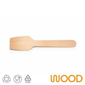 PALETTE GELATO LEGNO CERATO 9,5 CM - 2000 PZ. - DOMOGEL | Domogel | Certificazioni: compostabile; Confezione: scatola da 2000 pz