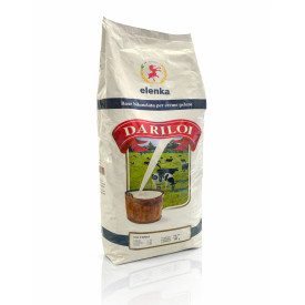 GELATO BASE DARILOI ELENKA - 5 KG. | Elenka | Pack: bag of 5 kg. | White gelato gelato base hot process. Dosage 250 Gr. per litr