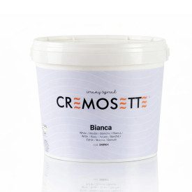CREMOSETTE WHITE CHOCOLATE 5,5 KG. - SPREADABLE PASTRY CREAM LEAGEL | Leagel | Certifications: gluten free; Pack: bucket of 5,5 