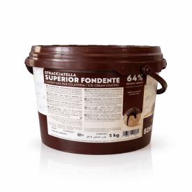 SUPERIOR DARK STRACCIATELLA COATING - MARTINI LINEA GELATO | Martini Gelato | Certifications: halal, gluten free, hydrogenated f