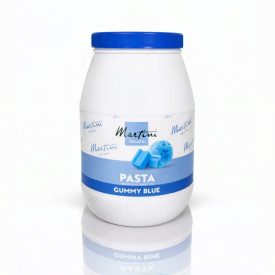 GUMMY BLUE PASTE - MARTINI LINEA GELATO | Martini Gelato | Certifications: gluten free, diary free, vegan, hydrogenated fat free