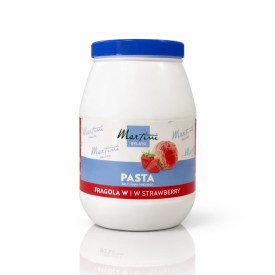 STRAWBERRY PASTE W. - MARTINI LINEA GELATO | Martini Gelato | Certifications: gluten free, diary free, vegan, hydrogenated fat f