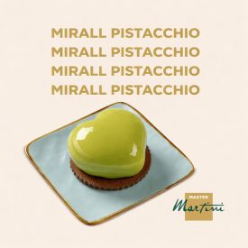 GLASSA A SPECCHIO PISTACCHIO MIRALL 3 KG - MASTER MARTINI | Master Martini | Certificazioni: senza glutine, senza grassi idrogen