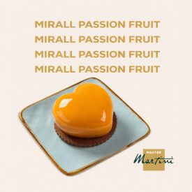 PASSION FRUIT MIRROR GLAZE MIRALL 3 KG - MASTER MARTINI | Master Martini | Certifications: gluten free, hydrogenated fat free; P