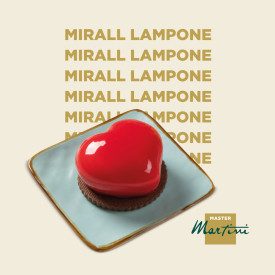 RASPBERRY MIRROR GLAZE MIRALL 3 KG - MASTER MARTINI | Master Martini | Product family: pastry products | Raspberry mirror glaze 