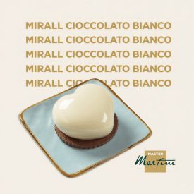 GLASSA A SPECCHIO CIOCCOLATO BIANCO MIRALL 3 KG - MASTER MARTINI | Master Martini | Certificazioni: senza glutine, senza grassi 