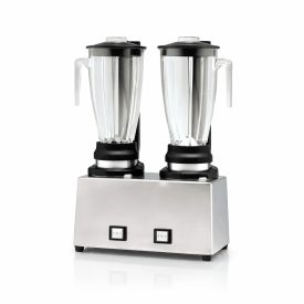 DOUBLE BLENDER VEMA FR 2003 - 400W - 2 TRANSPARENT JUGS OF 1,2 LITER | Vema | Product family: equipment | Double Blender ideal f