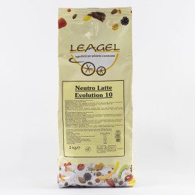 MILK EVOLUTION 10 - NEUTRAL MIX | Leagel | Certifications: gluten free; Pack: bag of 2 kg.; Product family: ice cream bases | Ne