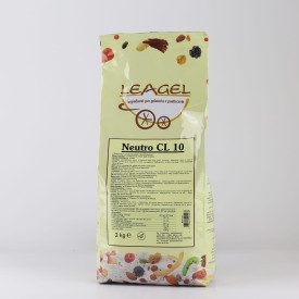 NEUTRAL CL 10 | Leagel | Certifications: gluten free; Pack: bag of 2 kg.; Product family: ice cream bases | Neutral powder mix f
