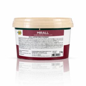 RASPBERRY MIRROR GLAZE MIRALL 3 KG - MASTER MARTINI AF29EA | Product family: pastry products | Raspberry mirror glaze Mirall. Mi
