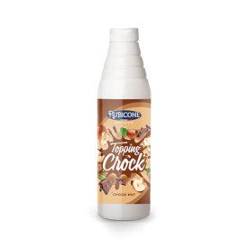 TOPPING CHOCO NUT CROCK - 1 KG. | Rubicone | Confezione: flaconi da 1 kg.; Tipo di prodotto: topping | Salsa fluida al delizioso