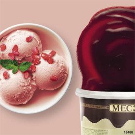POMEGRANATE PASTE (GRANFRUTTA) 5 KG - MEC3 | MEC3 | Certifications: halal, gluten free, diary free, vegan; Pack: bucket of 5 kg.