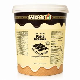 TIRAMISU' ICE CREAM PASTE 4.5 KG - MEC3 | MEC3 | Certifications: gluten free; Pack: bucket of 4.5 kg.; Product family: flavoring