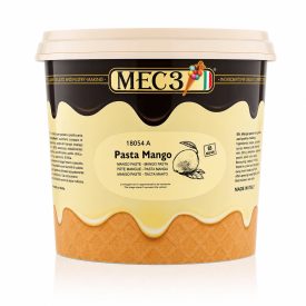 MANGO PASTE 3 KG - MEC3 18054A | Certifications: halal, gluten free, diary free; Pack: bucket of 3 kg.; Product family: fruit pa