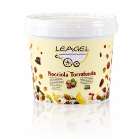 TORREFONDA HAZELNUT PASTE 5 KG. - LEAGEL | Leagel | Certifications: gluten free, vegan; Pack: bucket of 5 kg.; Product family: h