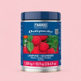 DELIPASTE RASPBERRY 1.50 KG - FABBRI | Fabbri | Certifications: halal, kosher, gluten free; Pack: can of 1,5 kg.; Product family