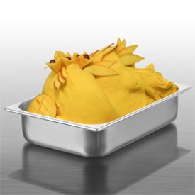 MANGO ALFONSO ICE CREAM PASTE 3 KG - MEC3 | MEC3 | Certifications: halal, kosher, gluten free, diary free; Pack: bucket of 3 kg;