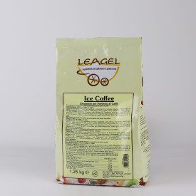 ICE COFFEE 1,25 KG. - CREMA CAFFE' PER GRANITORE LEAGEL | Leagel | Certificazioni: senza glutine; Confezione: busta da 1,25 kg.;