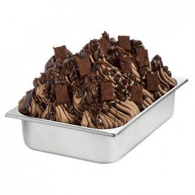 BROWNIES CREAM | Rubicone | Certifications: halal, kosher; Pack: box of 6 kg.-2 buckets of 3 kg.; Product family: cream ripples 